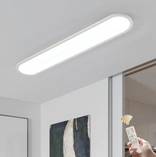 Load image into Gallery viewer, LED Ceiling Light Ultra Thin Low Profile Modern Black/White 100cm Dimmable 3 Color Lights
