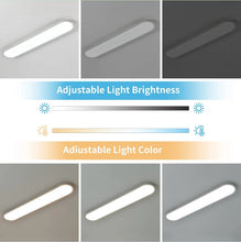 Load image into Gallery viewer, LED Ceiling Light Ultra Thin Low Profile Modern Black/White 100cm Dimmable 3 Color Lights
