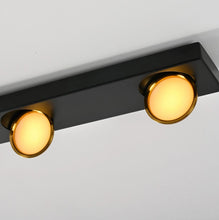 Load image into Gallery viewer, LED Ceiling Light Black 24W Modern Dimmable with Remote Control Lamp 82cm
