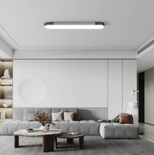 Load image into Gallery viewer, Modern LED Ceiling Light Dimmable with Remote Control Oval Light Black/Gold 100cm
