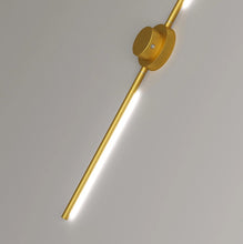 Load image into Gallery viewer, 2Pack Rechargeable Wall Lights Indoor Dimmable LED Battery Wall Lights Gold 100cm
