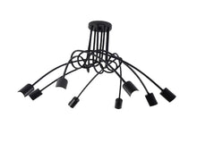 Load image into Gallery viewer, Ceiling Lamp Lighting Curved Design Hanging Lights 5/8 Heads Lighting &amp; Ceiling Fans Black/Gold
