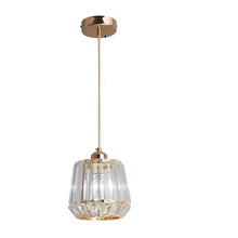 Load image into Gallery viewer, Modern Crystal Pendant Light Gold E27 Ceiling Lamp
