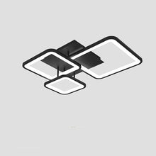 Load image into Gallery viewer, LED Ceiling Light With Remote Control Square Ceiling Light Dimmable 55cm Black 4 Color Lights
