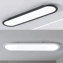 Load image into Gallery viewer, LED Ceiling Light Ultra Thin Low Profile Modern Black/White 70cm Cool White
