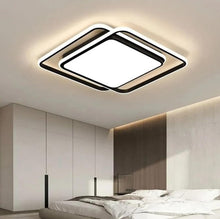 Load image into Gallery viewer, Modern LED Ceiling Lights Chandelier Room Decor Home Living Room Bedroom Dining Room Indoor Lamps Black 50 cm
