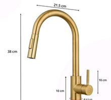Load image into Gallery viewer, Gold Kitchen Faucet Mixer Tap Kitchen Taps Single Lever
