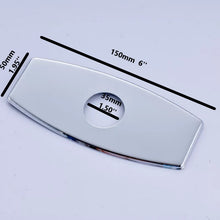 Load image into Gallery viewer, 6 Inch Cover Hole Plate Bathroom Kitchen Sink Hole Cover Plate Deck Mount Chrome Finish 6 Inch Plumbing
