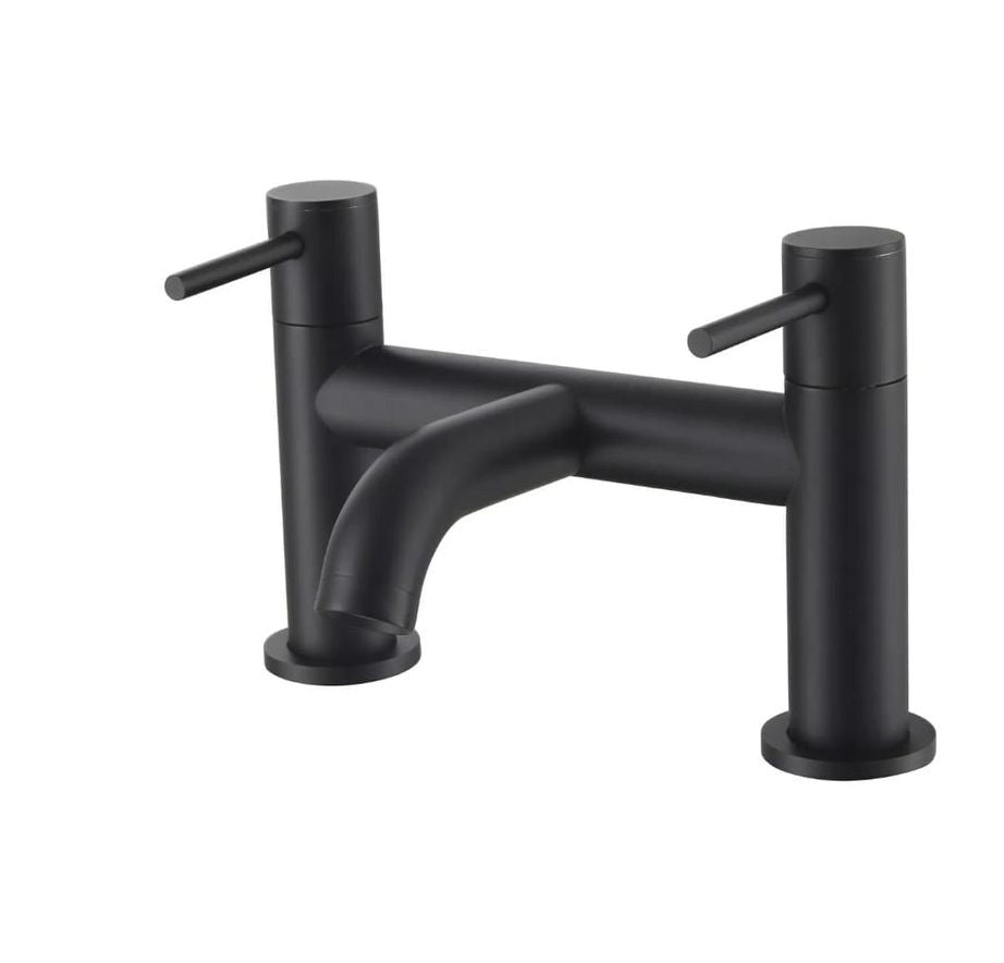 Bath Filler Tap Mixer Tap Bathroom Black Modern Waterfall Basin Bath Filler Mixer Bath Filler Tap