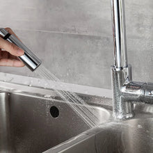 Load image into Gallery viewer, best pull out kitchen tap 2 spray options deck mounted mixer faucet kitchen tap chrome polished finish 
